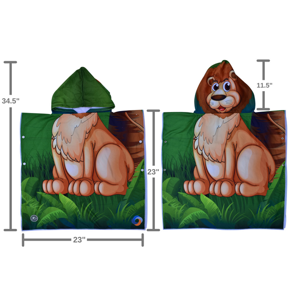 Hooded Towel - LION
