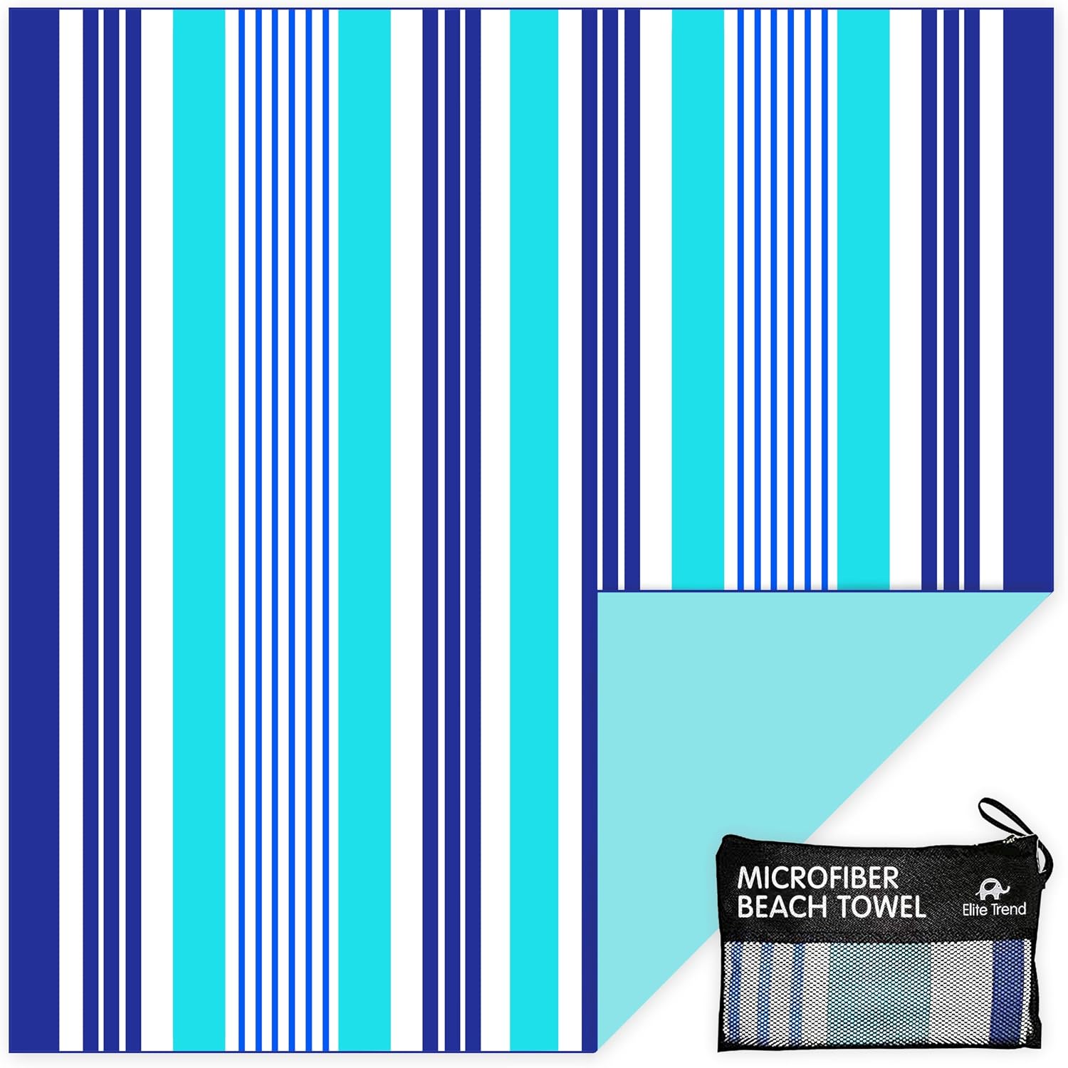 Beach Towel — Wow Blue  — 72 x 72
