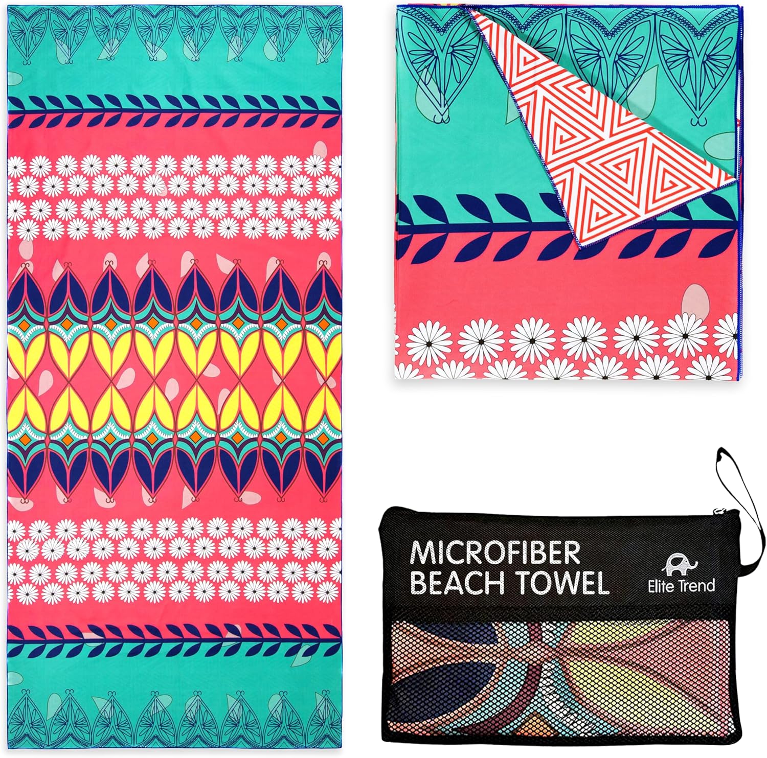Beach Towel — Bohemian — 78 × 35