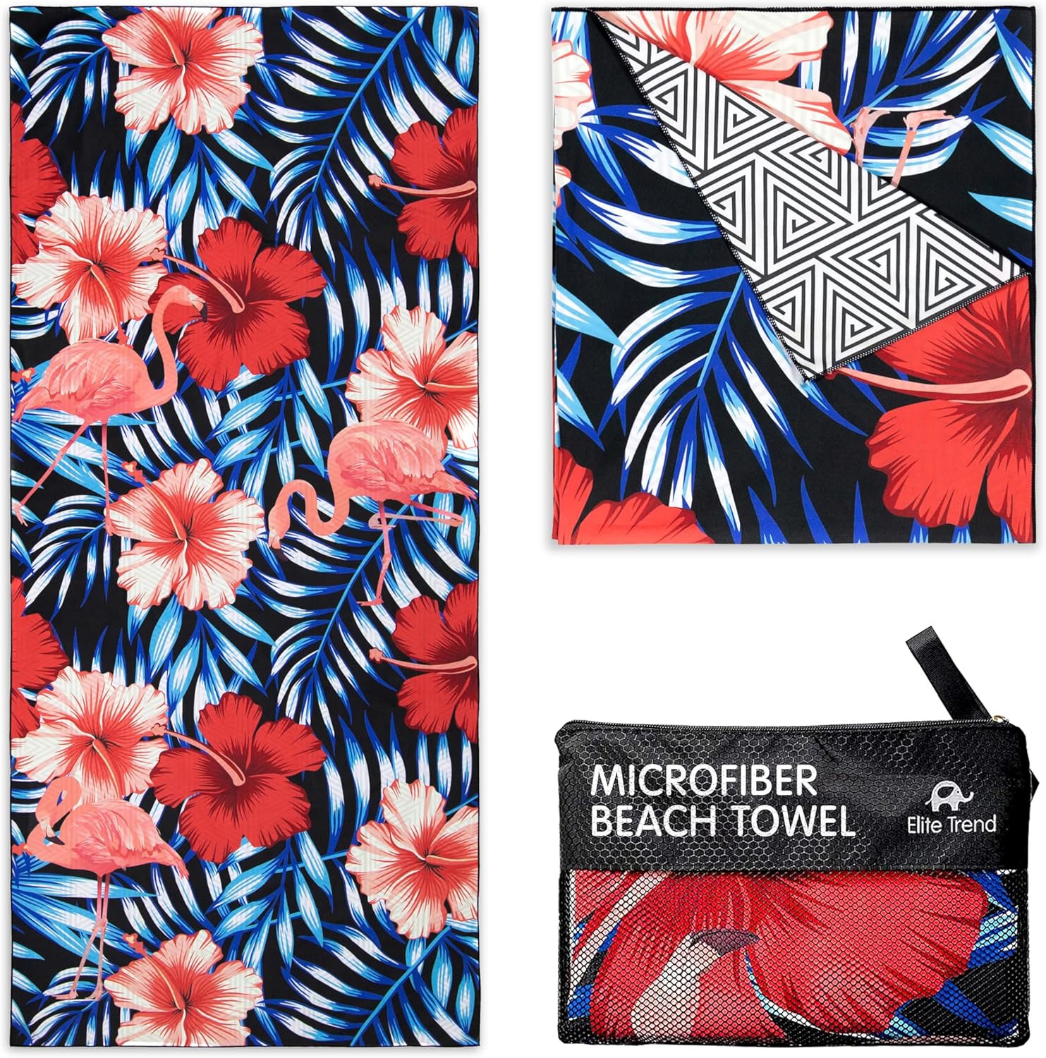 Beach Towel — Flamingo — 78 × 35