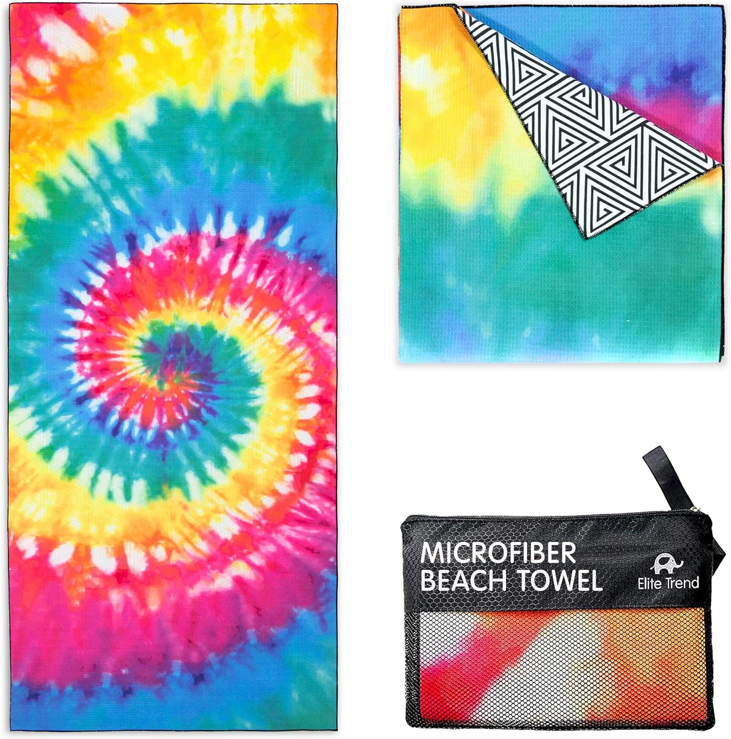 Beach Towel — Tie Dye  — 78 x 35