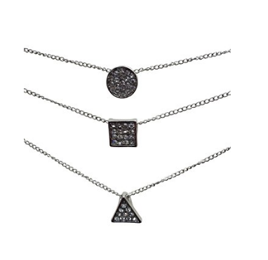 NECKLACE - NKE1242 (TRI SHAPE)