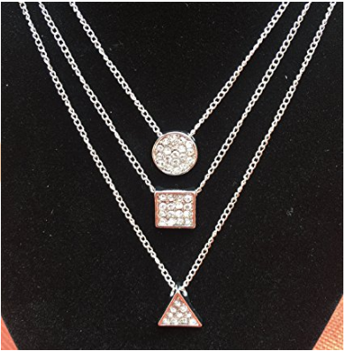 NECKLACE - NKE1242 (TRI SHAPE)