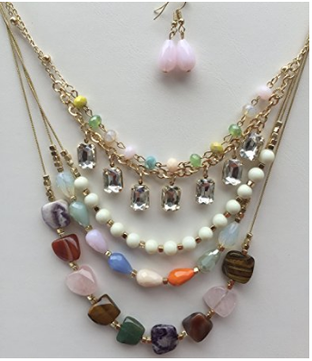 Necklace and Earring Set - NEE4069