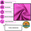 Travel Towel 2 Pack PURPLE 71x31+31x16 inch