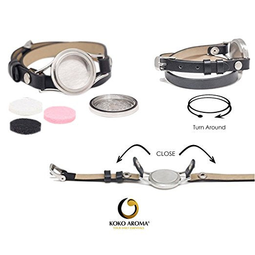 Diffuser Bracelet (ROSEGOLD25MMBB)