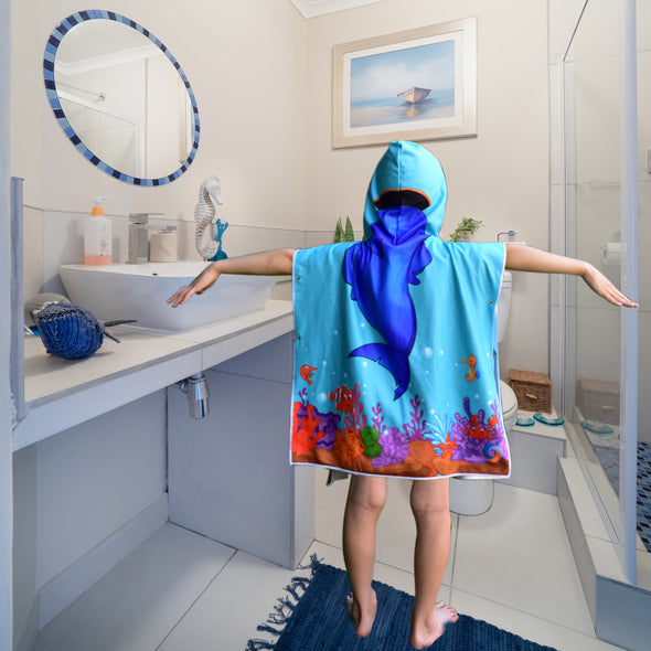 Hooded Towel - PIRATE SHARK