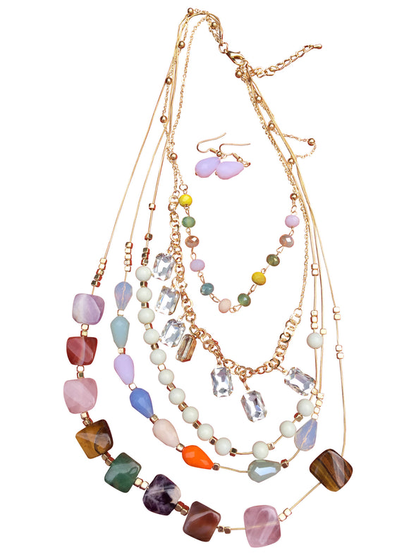 Necklace and Earring Set - NEE4069