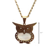 NECKLACE AND EARRING SET - (OWL GOLD)