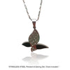 NECKLACE AND EARRING SET - (BUTTERFLY SILVER)