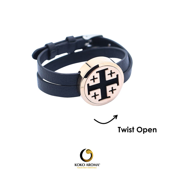DIFFUSER BRACELET LOCKET ROSEGOLD (CR30MMRG)