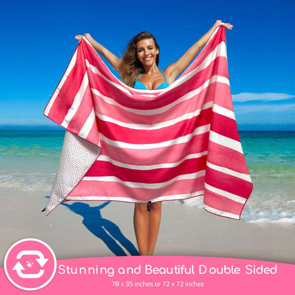 Beach Towel - Pinky (78x35 inches)