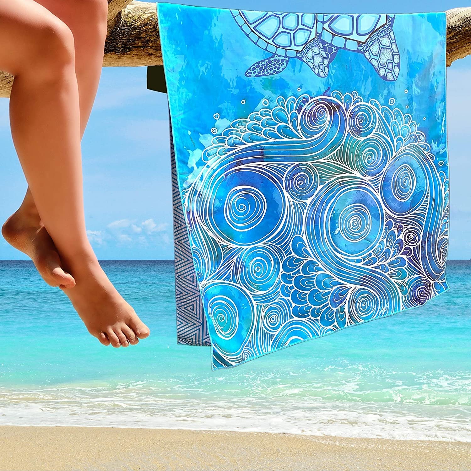 Beach Towel - Sea Turtle (78x35 inches)