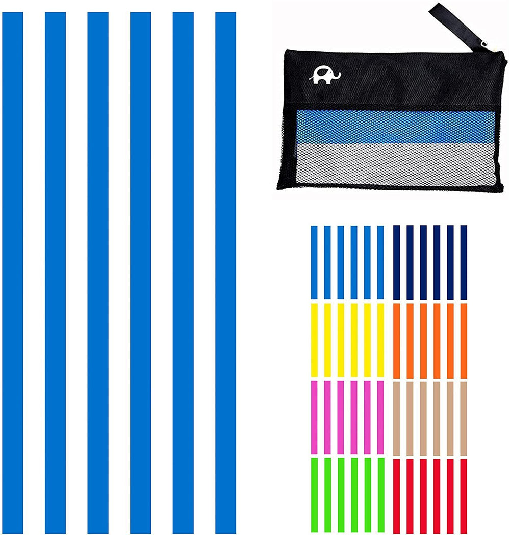 Beach Towel - Cabana Blue (78x35 inches)