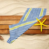 Beach Towel - Blue Yellow (78 x 35)
