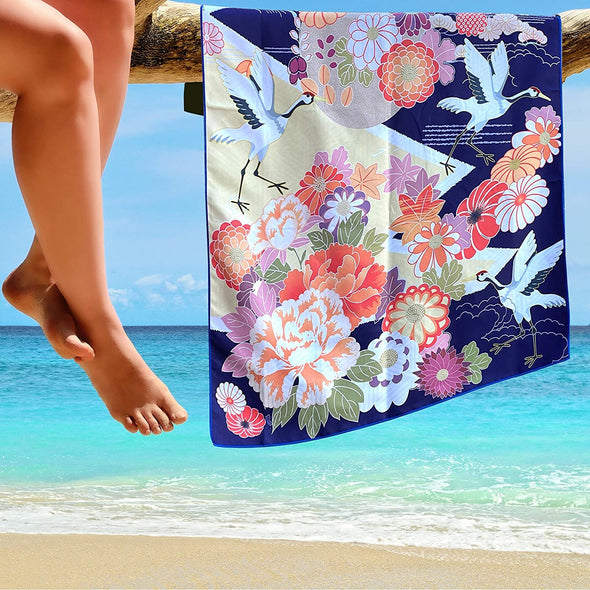 Beach Towel - Kimono Gold (78x35 inches)