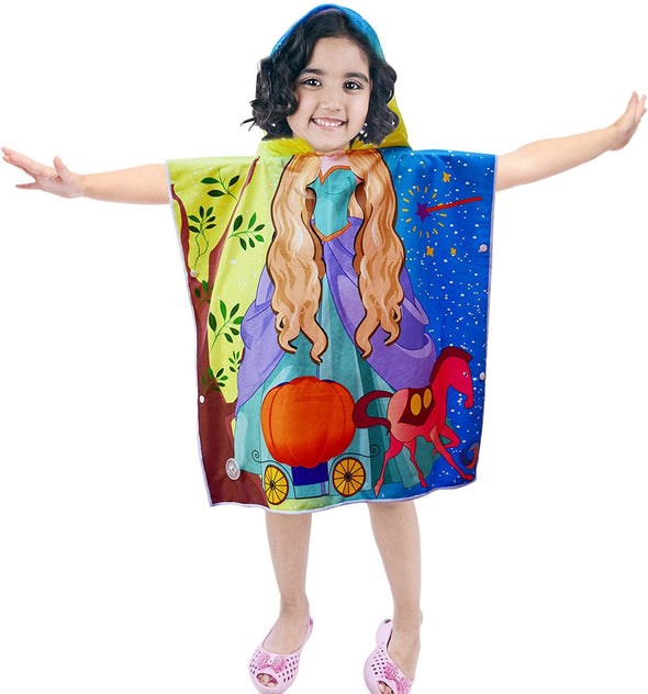 Hooded Bath Beach Towel  Cinderella