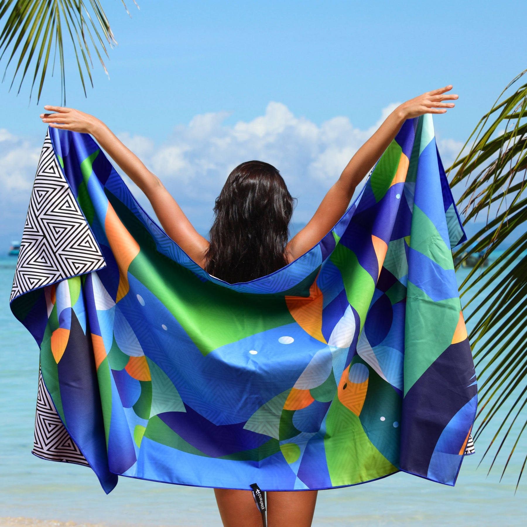 Beach Towel - Fishes (78x35 inches)