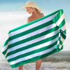 Beach Towel - Cabana Green - (78x35 inches)