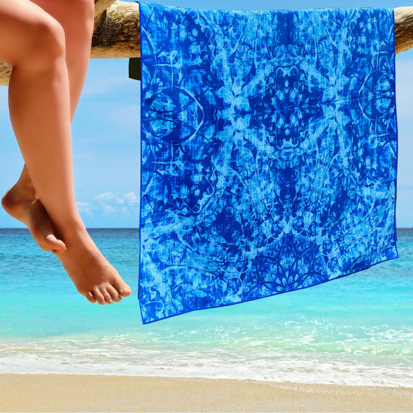 Beach Towel - Blue Wonder (78x35 inches)