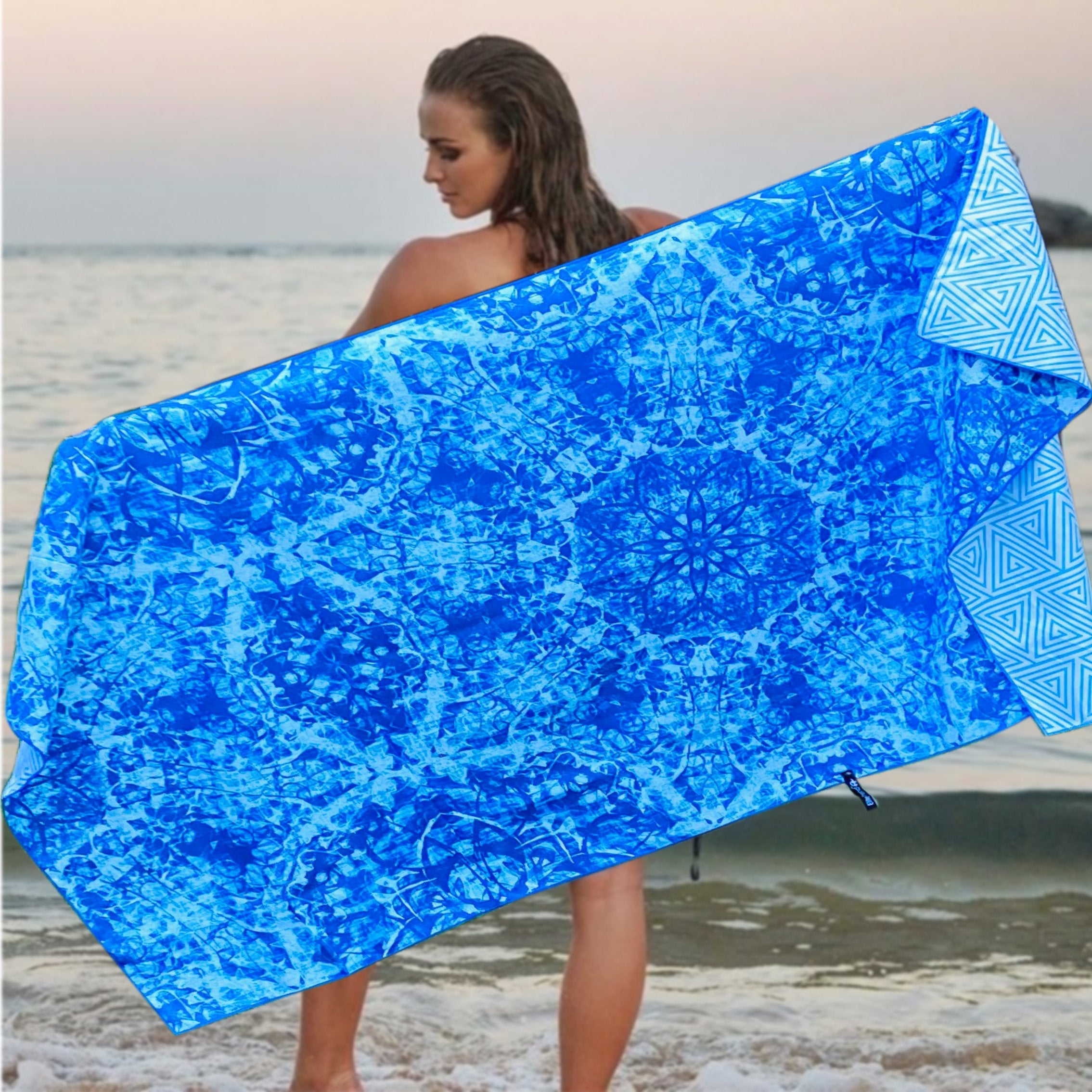 Beach Towel - Blue Wonder (78x35 inches)