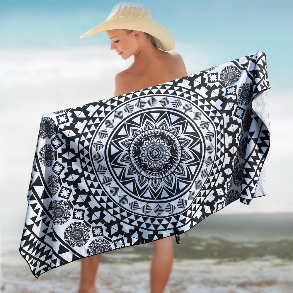 Beach Towel - Black Angel (78x35 inches)