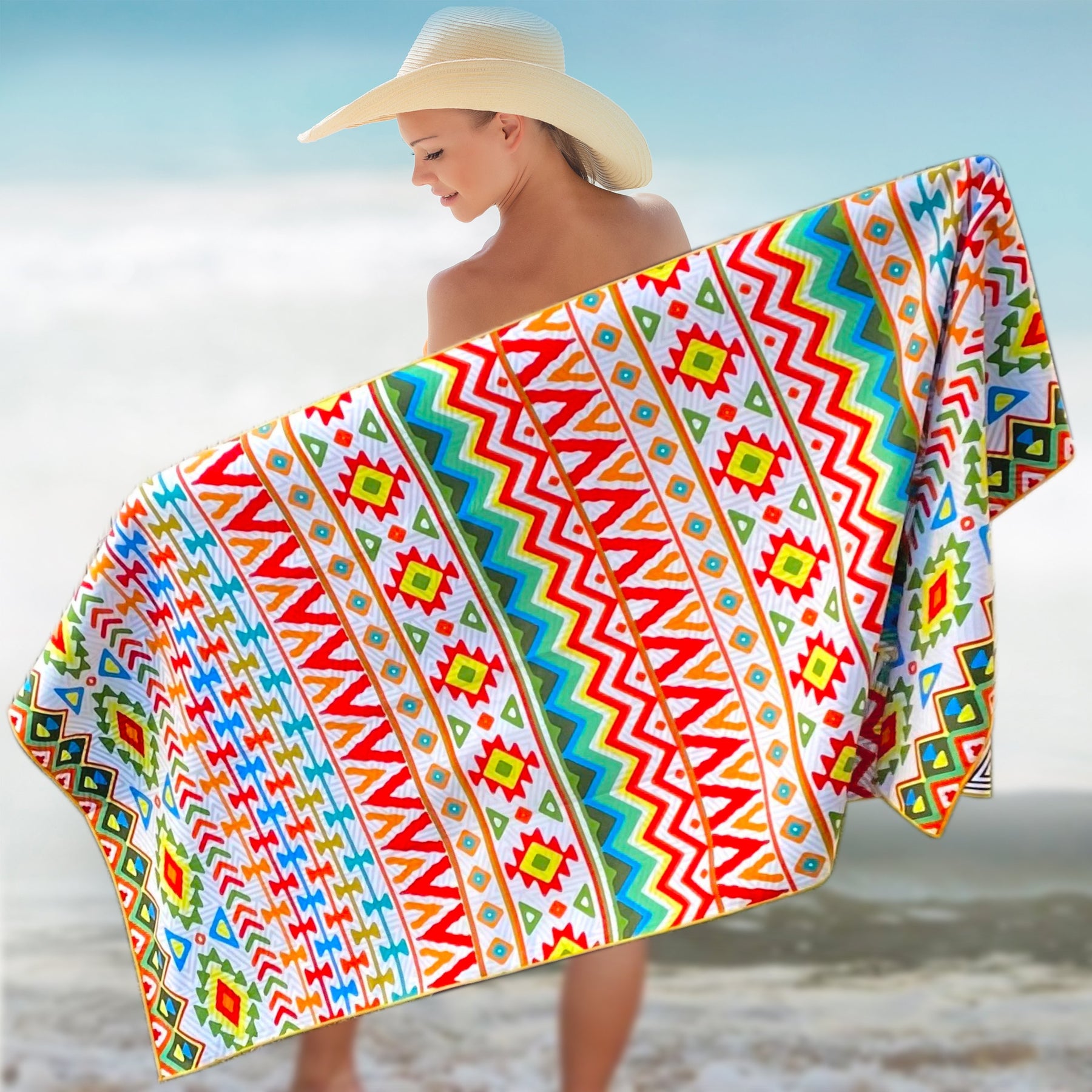 Beach Towel - Maya (78x35 inches)