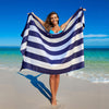 Beach Towel - Cabana Navy (63x31 inches)