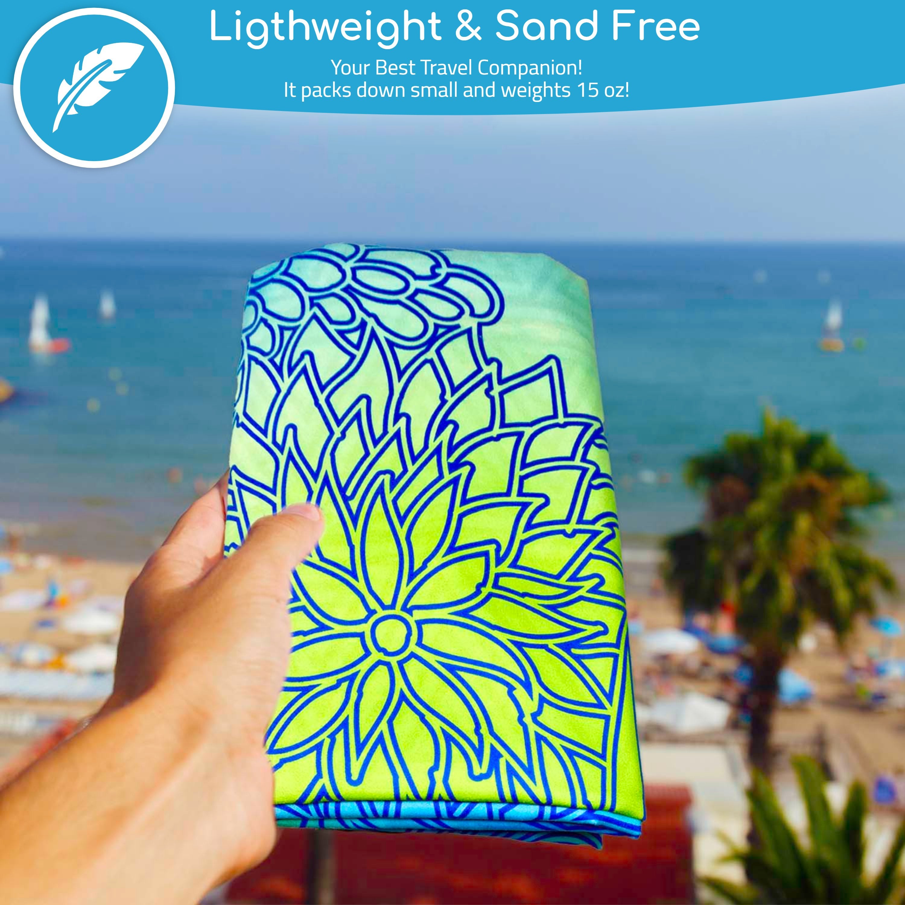 Beach Towel - Blue Green
