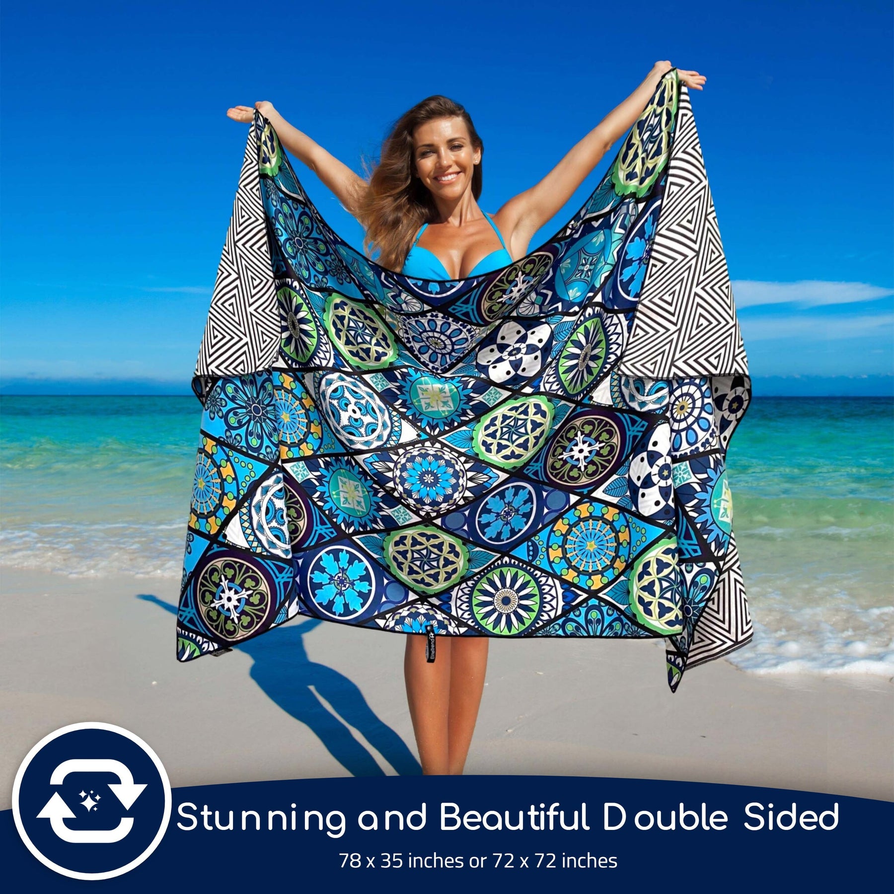 Beach Towel - Artsy  (78x35 inches)