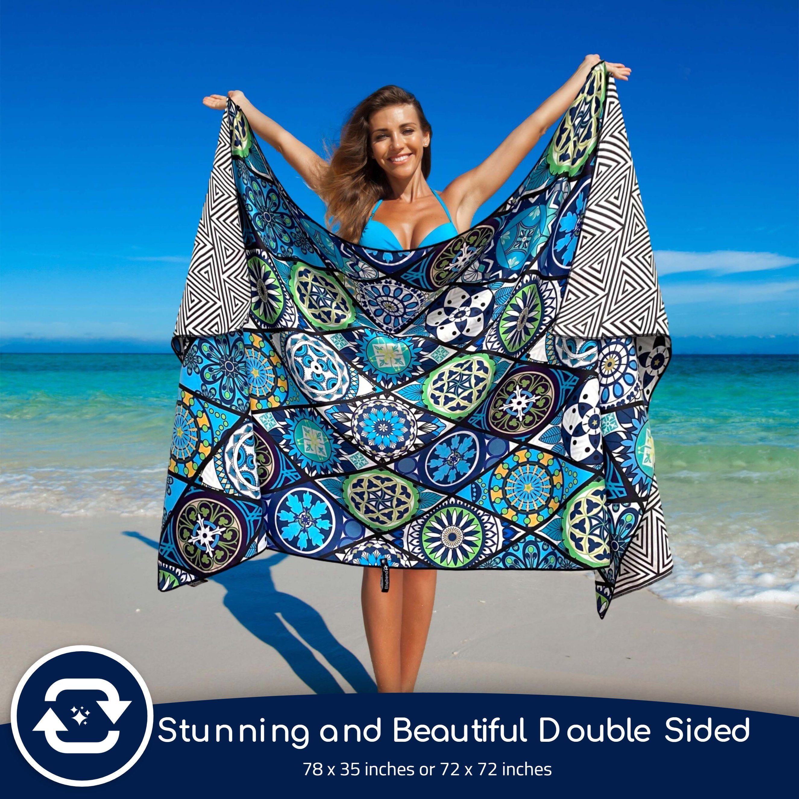 Beach Towel - Artsy  (78x35 inches)