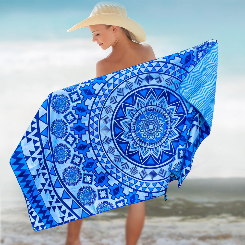 Beach Towel - Blue Angel (78x35 inches)