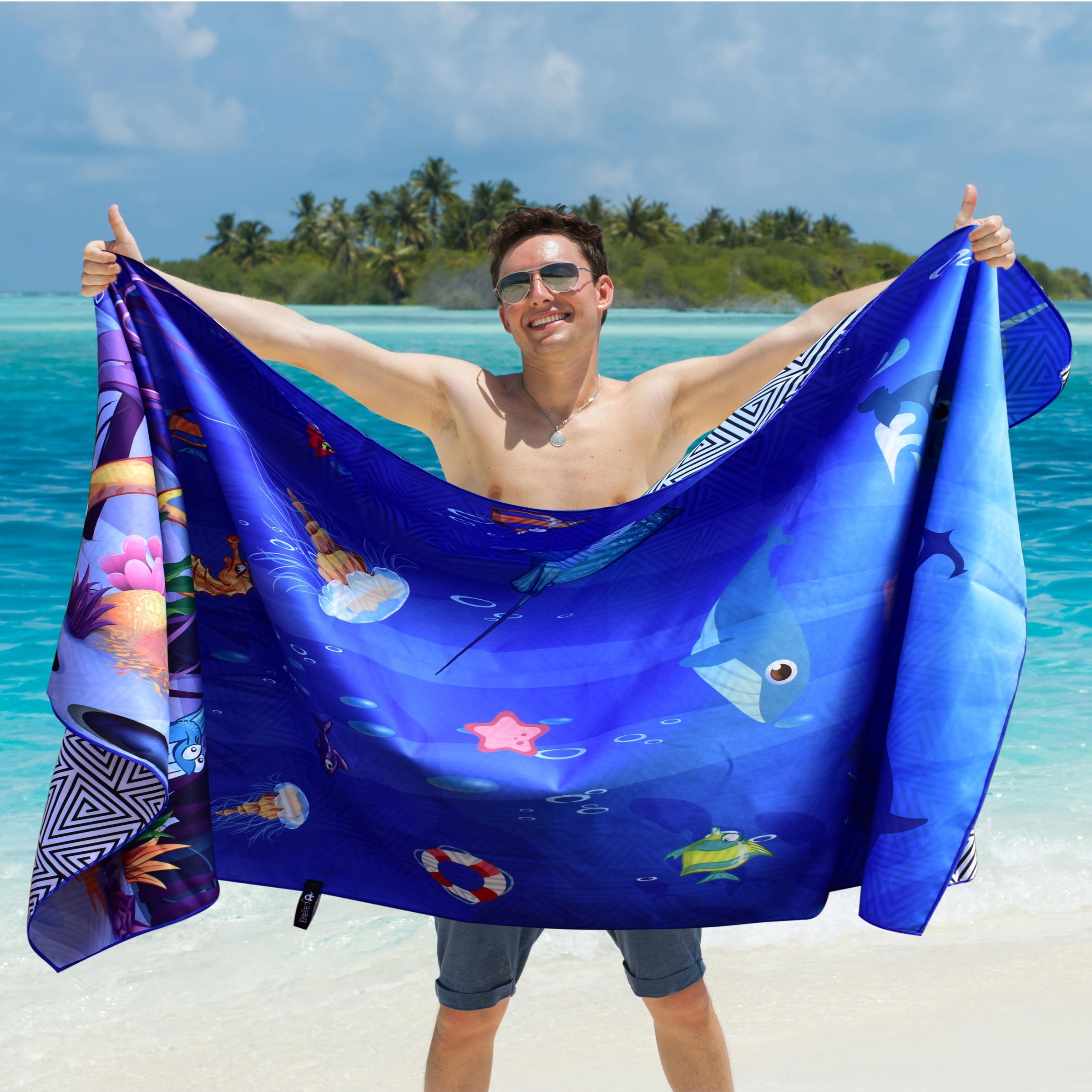 Beach Towel - Sea Animal (78x35 inches)