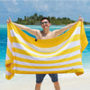 Beach Towel - Cabana Yellow (78x35 inches)