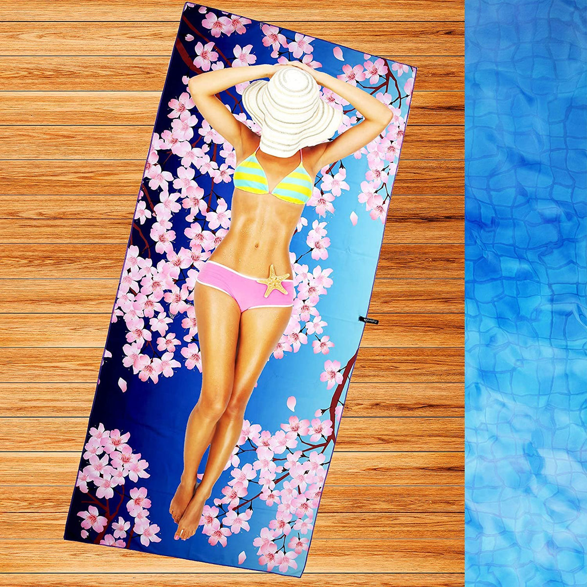 Beach Towel - Sakura (78x35 inches)