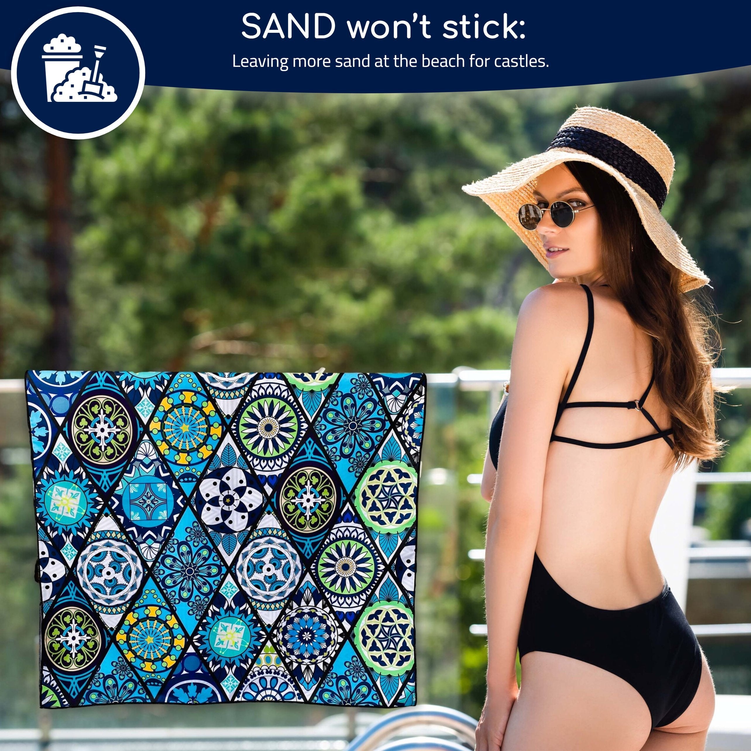 Beach Towel - Artsy  (78x35 inches)