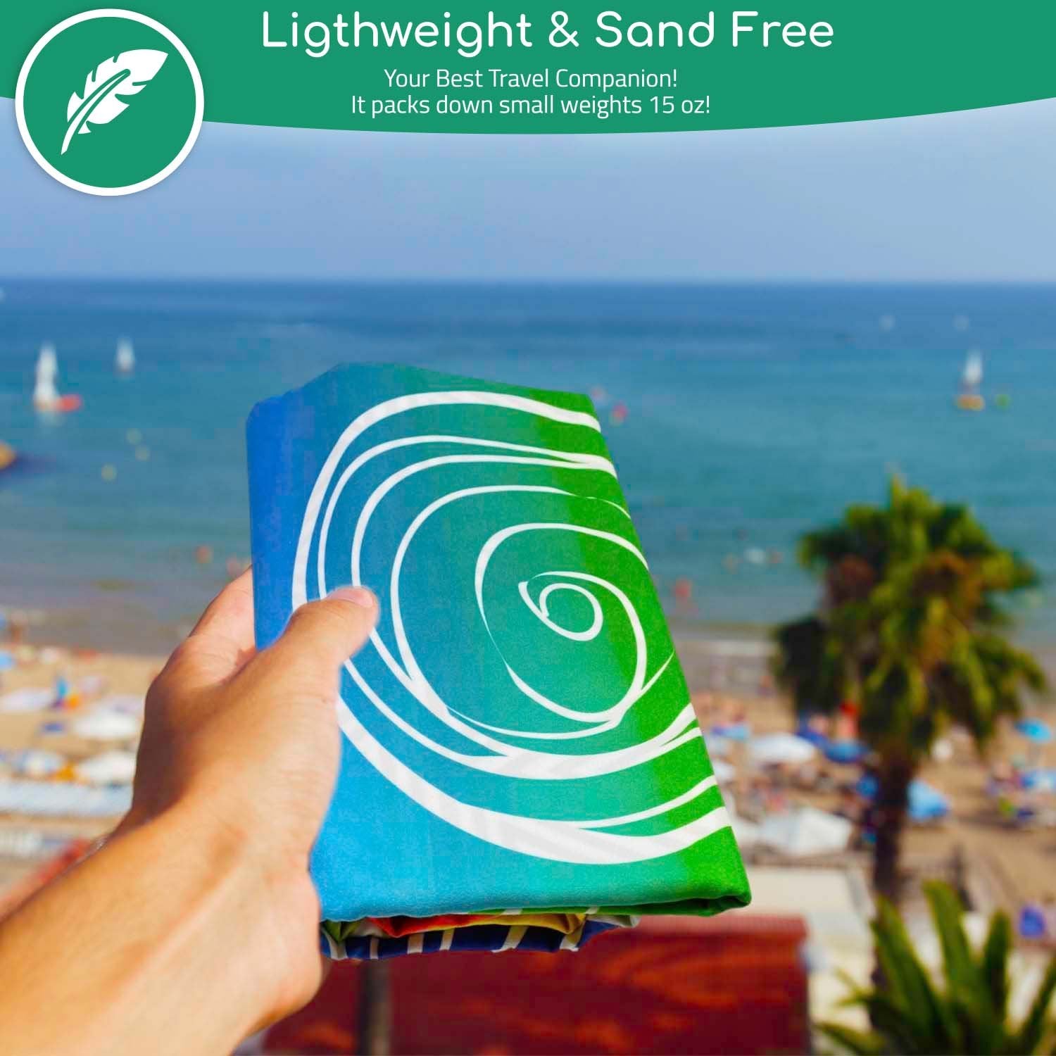 Beach Towel - Tiedeye (78x35 inches)