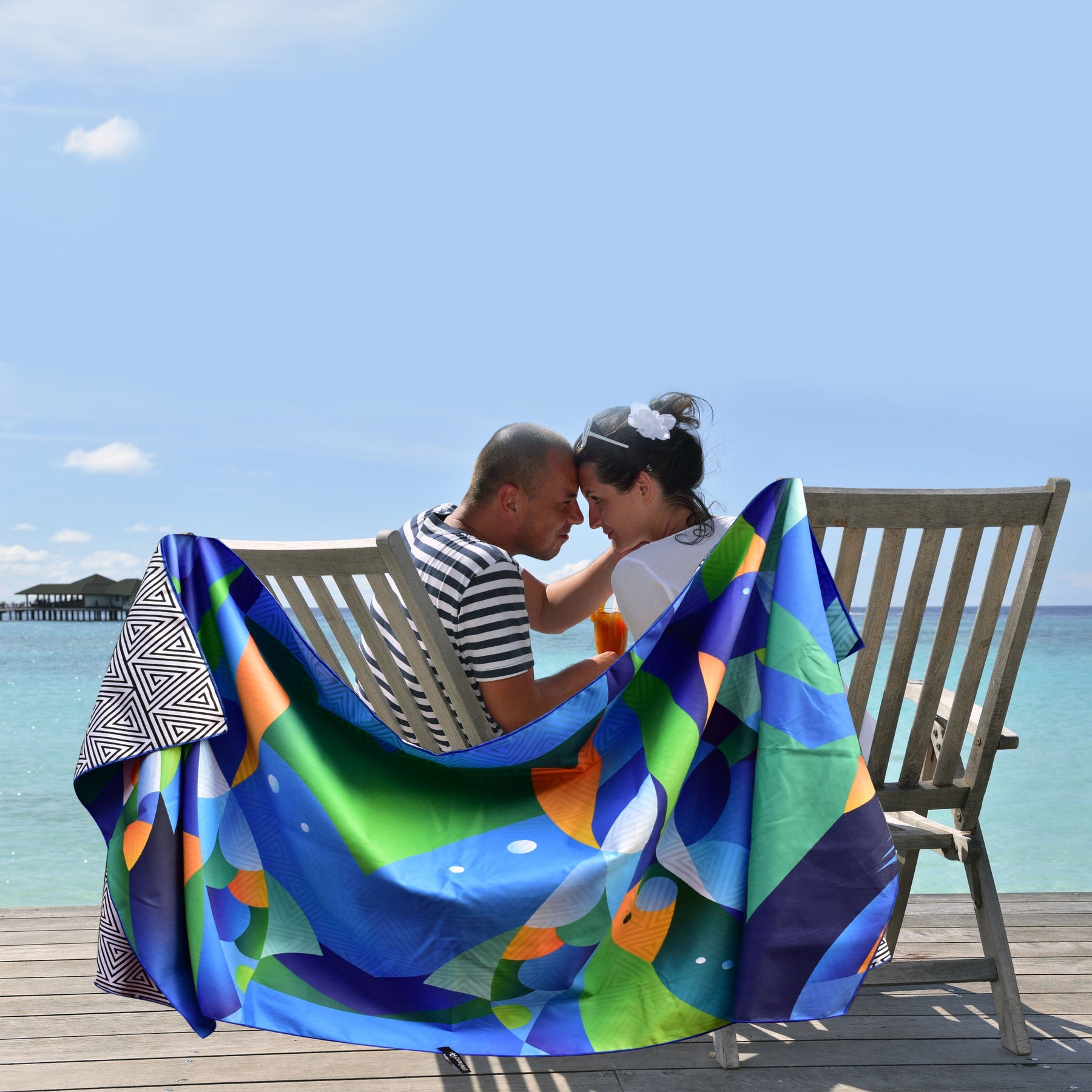Beach Towel - Fishes (78x35 inches)