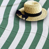 Beach Towel - Cabana Green - (78x35 inches)