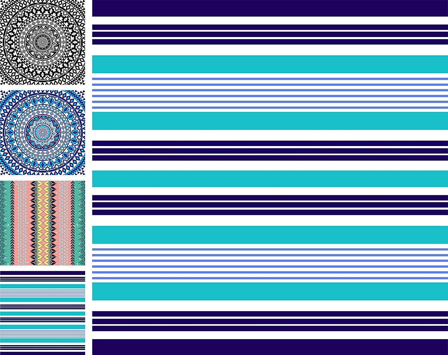 Beach Towel - Wow Ocean (72x72 inches)